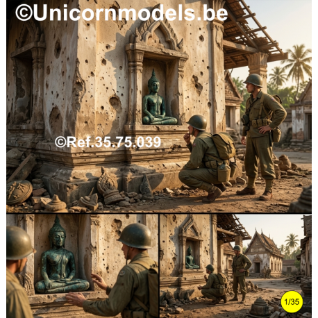 Budha 25 mm bronze