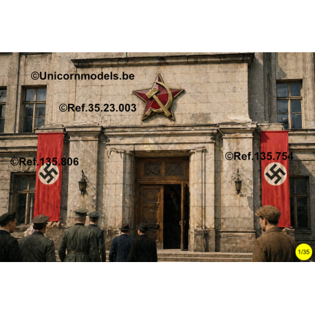 WO 2 Nazi swastika banner