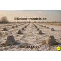 Dragon's teeth concrete