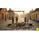 Beschadigde kasseistraat