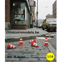 Traffic cone red