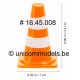 Verkeerskegel oranje