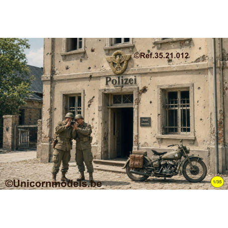 Deutsche Polizei muurplaat