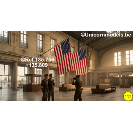 US 48 star flags