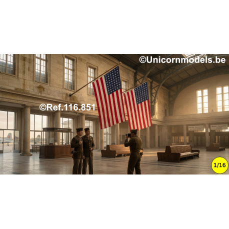 US 48 star flags