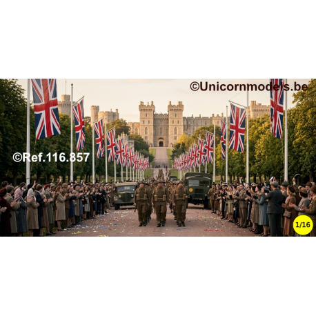 British Union Jack flags
