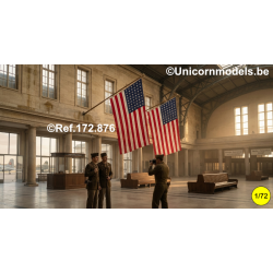 WW II Allied flags