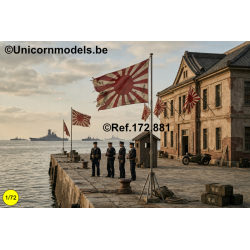WW II Japanese flags