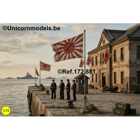 WO 2 Japanse vlaggen
