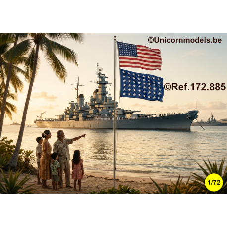 Amerikaanse marinevlaggen WOI + WOII