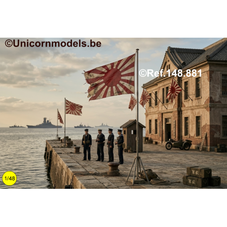WW II Japanese flags