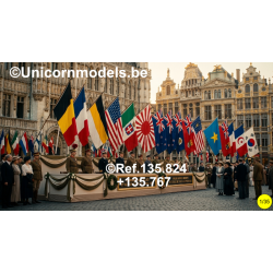 Entente vlaggen WO 1