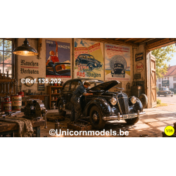 WO 2 Duitsland garage en atelier