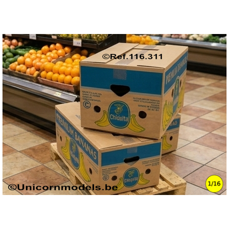 Bananen kartonnen dozen