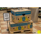 Bananen kartonnen dozen