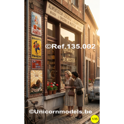 Belgian garage & shops (set 1)