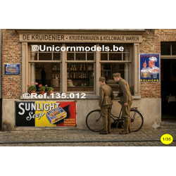 Belgische garage en winkels (set 2)