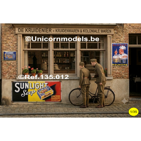 Belgische garage en winkels (set 2)