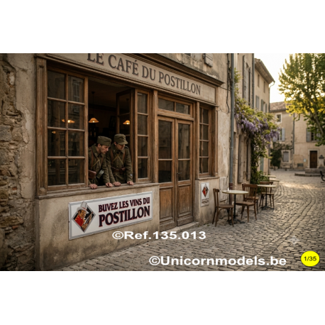Frankrijk winkel en café (set 2)
