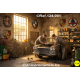 Geëmailleerde publiciteitspanelen Garage 50's & 60's