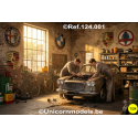 Geëmailleerde publiciteitspanelen Garage 50's & 60's