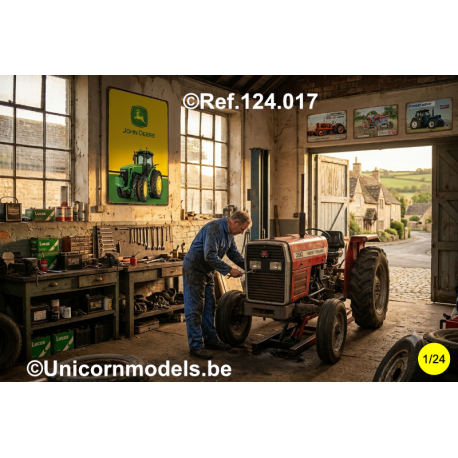 Geëmailleerde publiciteitspanelen special tractors set 1