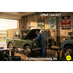 Geëmailleerde publiciteitspanelen special Land Rover set 1