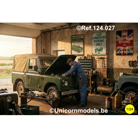 Geëmailleerde publiciteitspanelen special Land Rover set 1