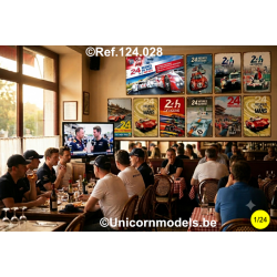Geëmailleerde publiciteitspanelen special Le Mans set 1