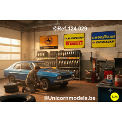 Geëmailleerde publiciteitspanelen special banden set 1