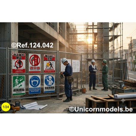 Japanese Safety signs set 1