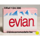 Evian kartonnen dozen