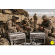 MRE 12 black cardboard boxes