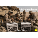 MRE 12 meals black 6 cardboard boxes