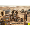 Unicef blue 6 cardboard boxes