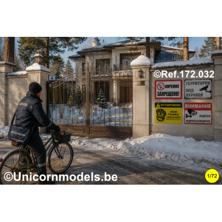 Russian signs modern