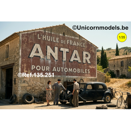 French painted wall advertising (1)