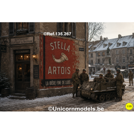 Geschilderde muurpubliciteit Bastogne (4)
