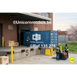 Container logo MSC, China Shipping, OOCL