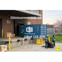 Container logo MSC, China Shipping, OOCL
