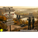 Wegwijzers Duitsland op decal