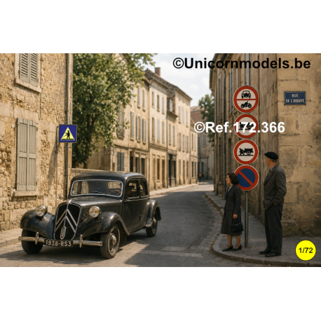 Traffic signs WWII Europe