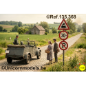 Traffic signs Belgium WWII (set 1)