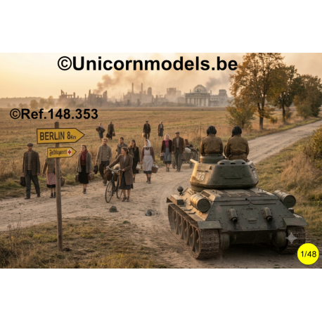 WW II Painted roadsigns Germany 