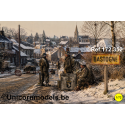 WW II Painted roadsigns Bastogne & Ardennes on decal