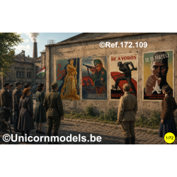 WO 2 Propaganda Posters Hongarije - Balkan - Ukraine
