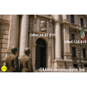 Mussolini wall plaque DUX 27x19 mm (resin)